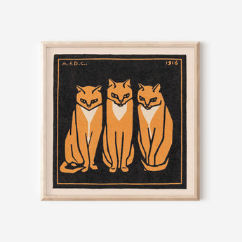 Three Cats - Julie de Graag