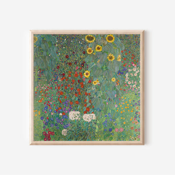 Farm Garden with Flowers - 3848090 - Gustav Klimt