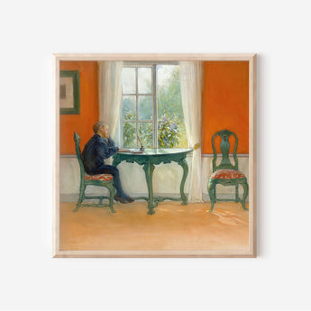 Boy Sitting at Table