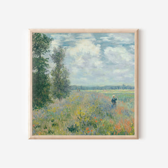 Woman in Field in Oil